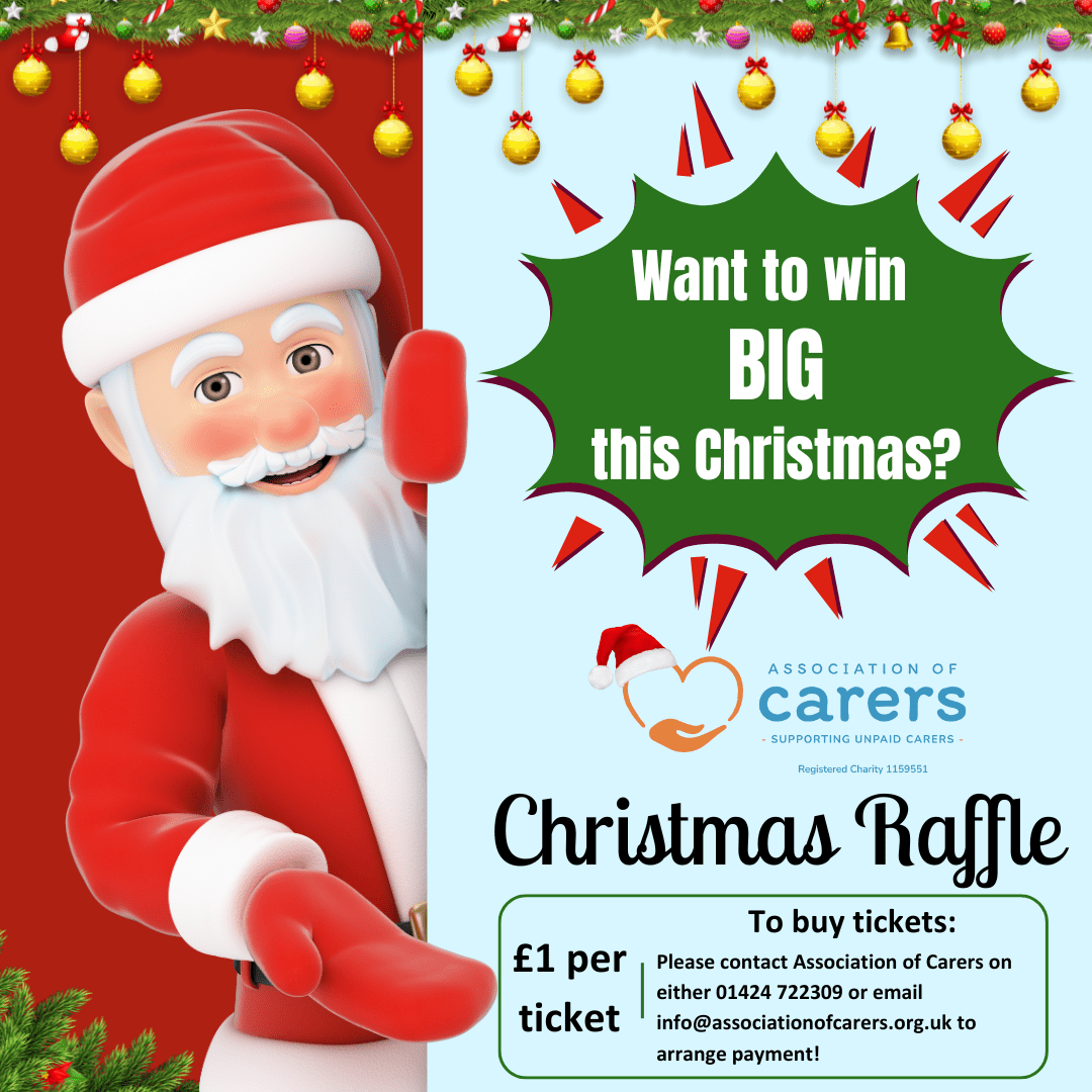 Santa Clause Raffle Our BIG Christmas Raffle! - Association of Carers