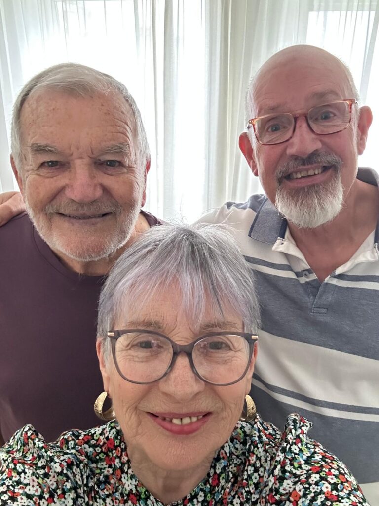 A Volunteer, Carer and the person they care for